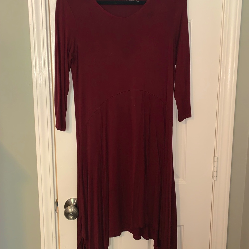 Burgundy Fall/Winter Dress